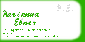 marianna ebner business card